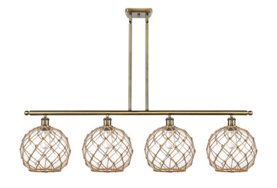 Linear/Island 4 Light + by Innovations ( 405 | 516-4I-AB-G122-10RB Ballston ) 