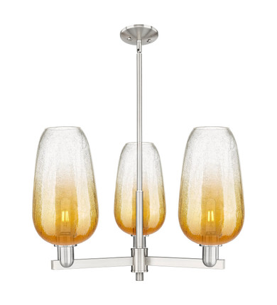 Mid. Chandeliers Glass Up by Innovations ( 405 | 716-3CR-SN-G484-7AM Arcadia ) 