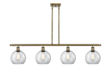 Linear/Island 4 Light + by Innovations ( 405 | 516-4I-AB-G122-8 Ballston ) 