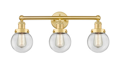 Bathroom Fixtures Three Lights by Innovations ( 405 | 616-3W-SG-G202-6 Edison ) 