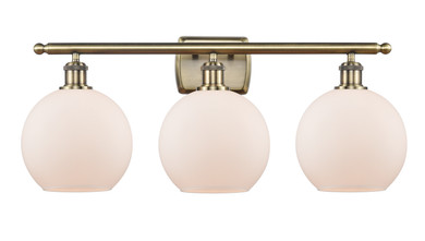 Bathroom Fixtures Three Lights by Innovations ( 405 | 516-3W-AB-G121-8-LED Ballston ) 