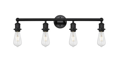 Bathroom Fixtures Four Lights by Innovations ( 405 | 616-4W-BK Edison ) 