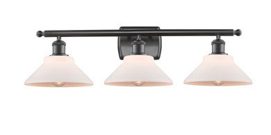 Bathroom Fixtures Three Lights by Innovations ( 405 | 516-3W-OB-G131-LED Ballston ) 