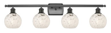 Bathroom Fixtures Four Lights by Innovations ( 405 | 516-4W-OB-G1216-6WM Ballston ) 
