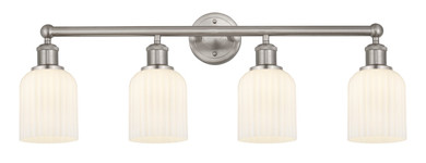 Bathroom Fixtures Four Lights by Innovations ( 405 | 616-4W-SN-G559-5GWH Edison ) 