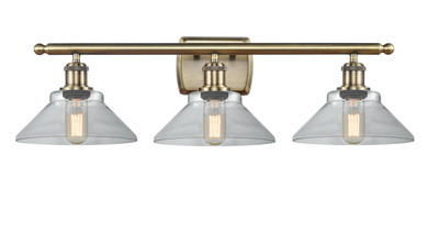 Bathroom Fixtures Three Lights by Innovations ( 405 | 516-3W-AB-G132-LED Ballston ) 