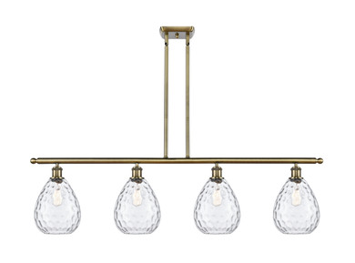 Linear/Island 4 Light + by Innovations ( 405 | 516-4I-AB-G372-LED Ballston ) 