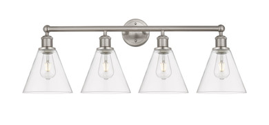 Bathroom Fixtures Four Lights by Innovations ( 405 | 616-4W-SN-GBC-82 Edison ) 