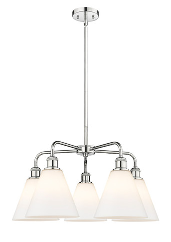 Mid. Chandeliers Glass Down by Innovations ( 405 | 516-5CR-PC-GBC-81 Ballston ) 