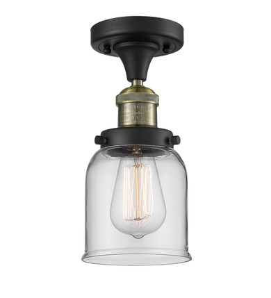 Semi-Flush Mts. Glass Down by Innovations ( 405 | 517-1CH-BAB-G52-LED Franklin Restoration ) 