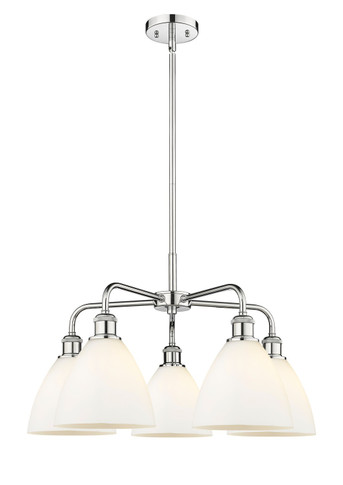 Mid. Chandeliers Glass Down by Innovations ( 405 | 516-5CR-PC-GBD-751 Ballston ) 