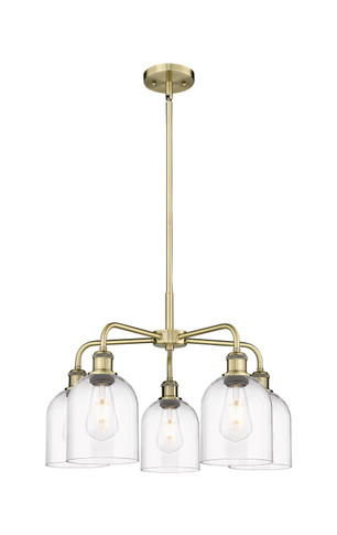 Mid. Chandeliers Glass Down by Innovations ( 405 | 516-5CR-AB-G558-6CL Ballston ) 