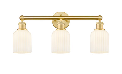 Bathroom Fixtures Three Lights by Innovations ( 405 | 616-3W-SG-G559-5GWH Edison ) 