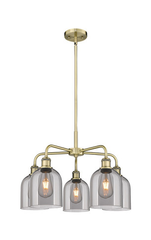 Mid. Chandeliers Glass Down by Innovations ( 405 | 516-5CR-AB-G558-6SM Ballston ) 
