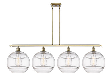 Linear/Island 4 Light + by Innovations ( 405 | 516-4I-AB-G556-12CL Ballston ) 