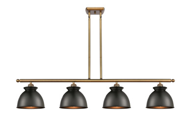 Linear/Island 4 Light + by Innovations ( 405 | 516-4I-BB-M14-BK Ballston ) 