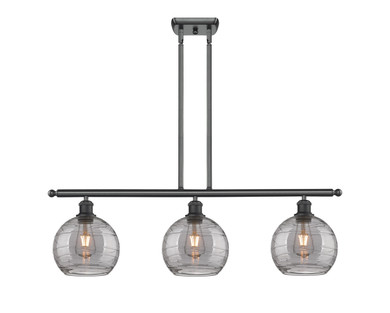 Linear/Island 3 Light Bar by Innovations ( 405 | 516-3I-BK-G1213-8SM Ballston ) 