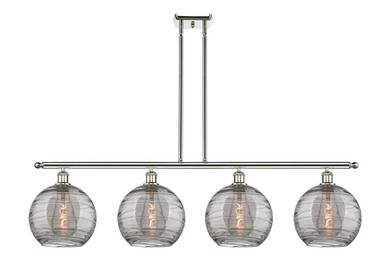 Linear/Island 4 Light + by Innovations ( 405 | 516-4I-PN-G1213-10SM Ballston ) 