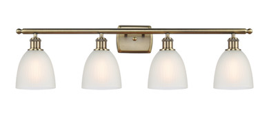 Bathroom Fixtures Four Lights by Innovations ( 405 | 516-4W-AB-G381-LED Ballston ) 