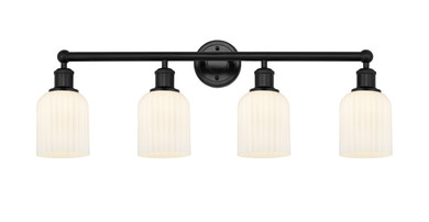 Bathroom Fixtures Four Lights by Innovations ( 405 | 616-4W-BK-G559-5GWH Edison ) 