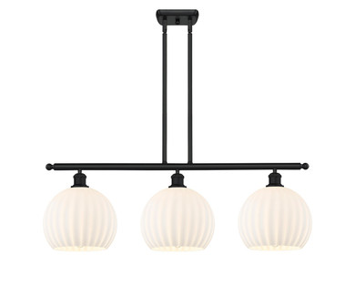 Linear/Island 3 Light Bar by Innovations ( 405 | 516-3I-BK-G1217-10WV Ballston ) 