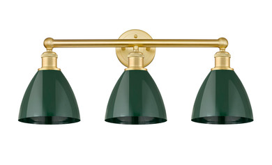 Bathroom Fixtures Three Lights by Innovations ( 405 | 616-3W-SG-MBD-75-GR Edison ) 