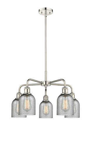 Mid. Chandeliers Glass Down by Innovations ( 405 | 516-5CR-PN-G257 Ballston ) 