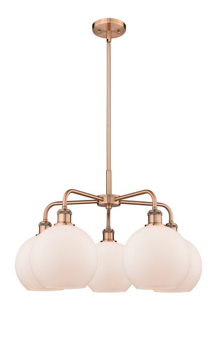 Mid. Chandeliers Glass Down by Innovations ( 405 | 516-5CR-AC-G121-8 Ballston ) 