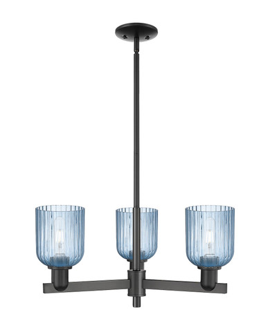 Mid. Chandeliers Glass Up by Innovations ( 405 | 716-3CR-BK-G559-5BL Arcadia ) 