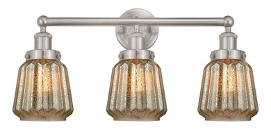 Bathroom Fixtures Three Lights by Innovations ( 405 | 616-3W-SN-G146 Edison ) 