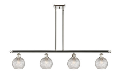Linear/Island 4 Light + by Innovations ( 405 | 516-4I-PN-G122C-6CL Ballston ) 