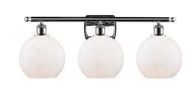 Bathroom Fixtures Three Lights by Innovations ( 405 | 516-3W-PC-G121-8 Ballston ) 