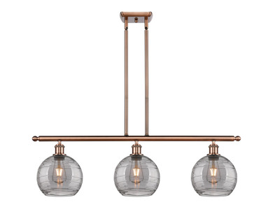 Linear/Island 3 Light Bar by Innovations ( 405 | 516-3I-AC-G1213-8SM Ballston ) 
