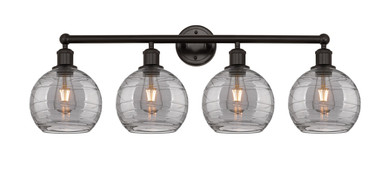 Bathroom Fixtures Four Lights by Innovations ( 405 | 616-4W-OB-G1213-8SM Edison ) 