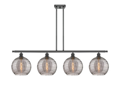 Linear/Island 4 Light + by Innovations ( 405 | 516-4I-BK-G1213-10SM Ballston ) 