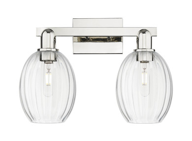 Bathroom Fixtures Two Lights by Innovations ( 405 | 716-2W-PN-G459-6CL Arcadia ) 