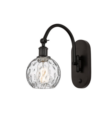 Sconces Single Glass by Innovations ( 405 | 518-1W-OB-G1215-6-LED Ballston ) 