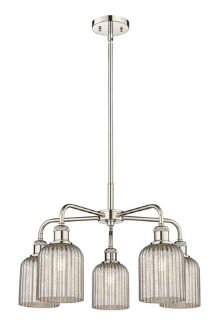 Mid. Chandeliers Glass Down by Innovations ( 405 | 516-5CR-PN-G559-5ME Downtown Urban ) 