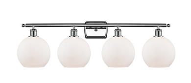 Bathroom Fixtures Four Lights by Innovations ( 405 | 516-4W-PC-G121-8-LED Ballston ) 