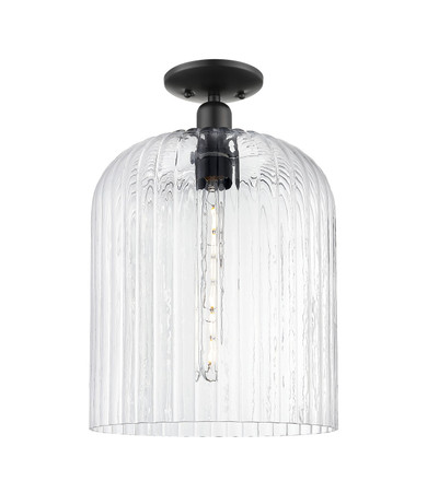 Semi-Flush Mts. Geometric/Linear by Innovations ( 405 | 716-1C-BK-G559-12CL Arcadia ) 