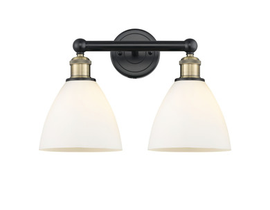 Bathroom Fixtures Two Lights by Innovations ( 405 | 616-2W-BAB-GBD-751 Edison ) 