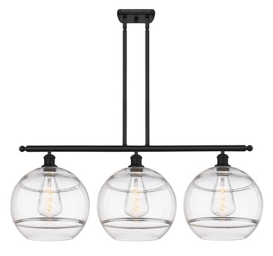 Linear/Island 3 Light Bar by Innovations ( 405 | 516-3I-BK-G556-12CL Ballston ) 
