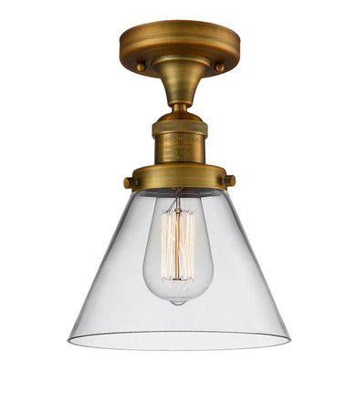 Semi-Flush Mts. Glass Down by Innovations ( 405 | 517-1CH-BB-G42 Franklin Restoration ) 