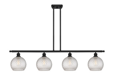 Linear/Island 4 Light + by Innovations ( 405 | 516-4I-BK-G122C-8CL Ballston ) 