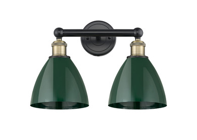 Bathroom Fixtures Two Lights by Innovations ( 405 | 616-2W-BAB-MBD-75-GR Edison ) 
