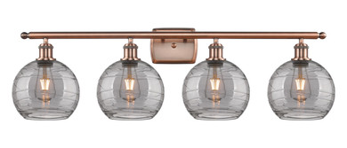 Bathroom Fixtures Four Lights by Innovations ( 405 | 516-4W-AC-G1213-8SM Ballston ) 