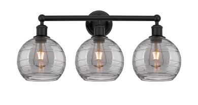 Bathroom Fixtures Three Lights by Innovations ( 405 | 616-3W-BK-G1213-8SM Edison ) 