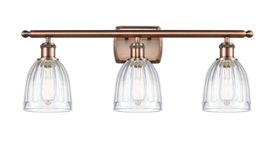 Bathroom Fixtures Three Lights by Innovations ( 405 | 516-3W-AC-G442 Ballston ) 