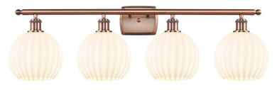 Bathroom Fixtures Four Lights by Innovations ( 405 | 516-4W-AC-G1217-8WV Ballston ) 