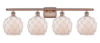 Bathroom Fixtures Four Lights by Innovations ( 405 | 516-4W-AC-G121-8RW Ballston ) 